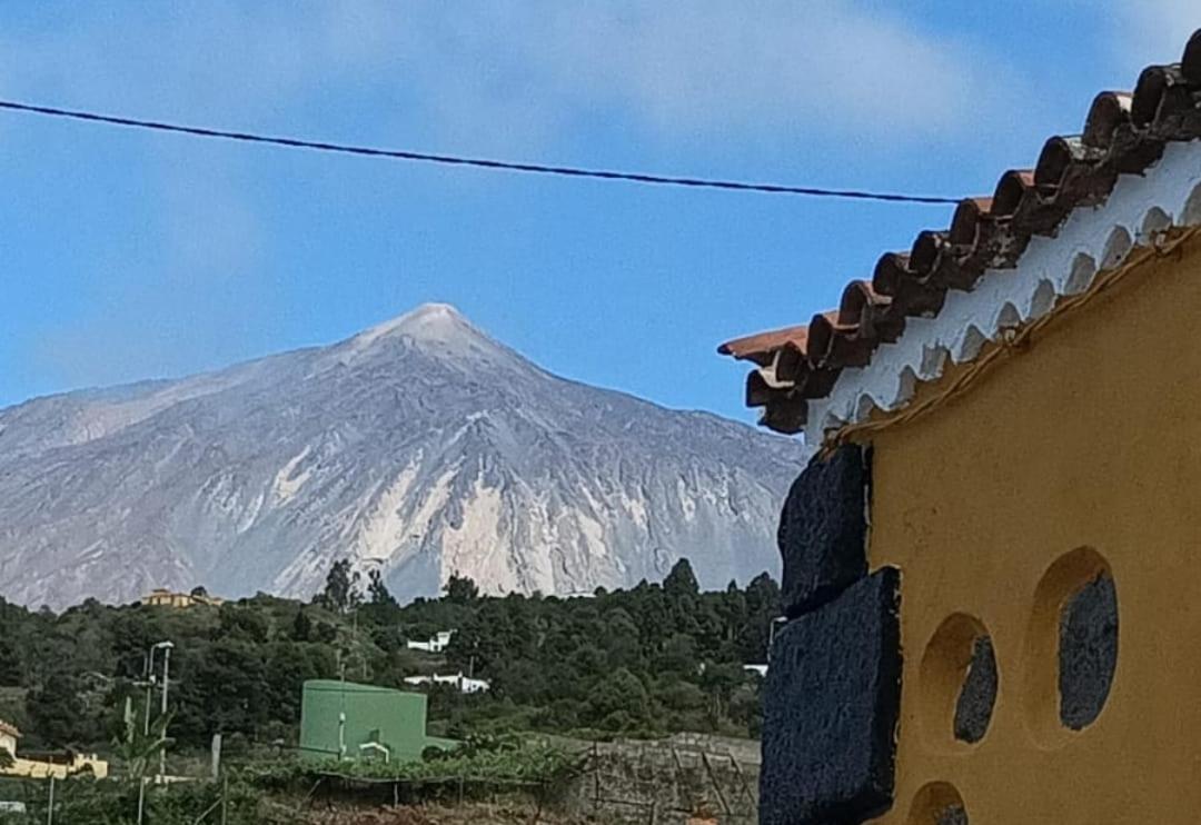 Tradicional Casa Canaria Con Piscina Y Vistas Al Teide 伊科德·德·洛斯·维诺斯 外观 照片
