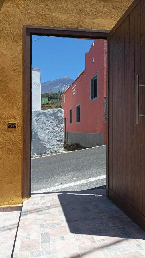 Tradicional Casa Canaria Con Piscina Y Vistas Al Teide 伊科德·德·洛斯·维诺斯 外观 照片