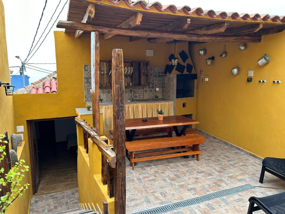 Tradicional Casa Canaria Con Piscina Y Vistas Al Teide 伊科德·德·洛斯·维诺斯 外观 照片