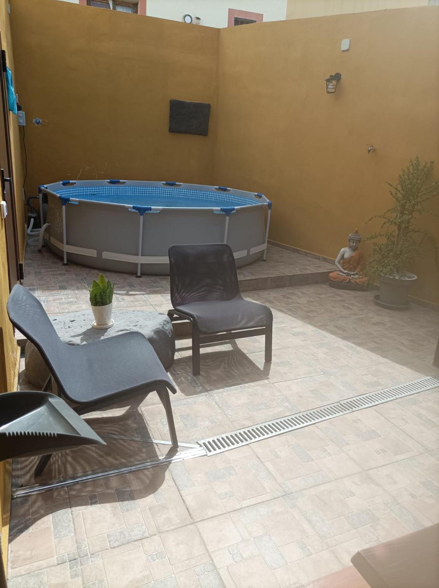 Tradicional Casa Canaria Con Piscina Y Vistas Al Teide 伊科德·德·洛斯·维诺斯 外观 照片